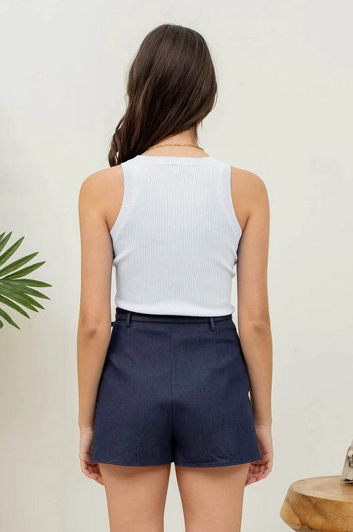 Racer-Back Knit Tank