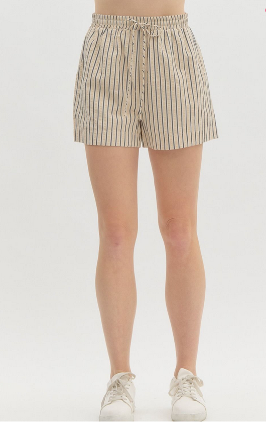 Pinstripe Shorts