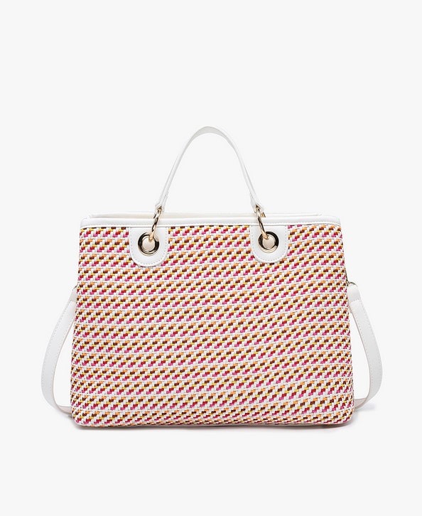 Barcelona Structured Woven Satchel