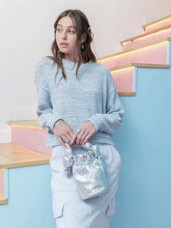 Chambray Spring Sweater