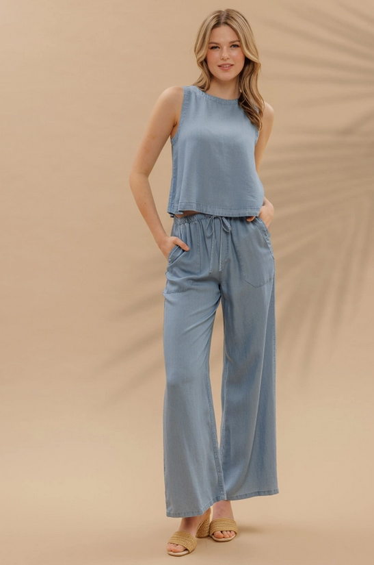 Chambray Linen Set