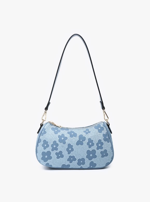 Dolly Floral Crescent Handbag