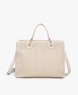 Madrid Structured Woven Satchel