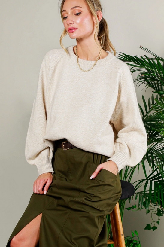 Oversize Blush Sweater