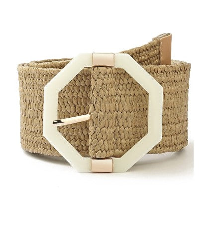 Spring Octagon Straw Belt