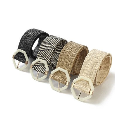 Spring Octagon Straw Belt